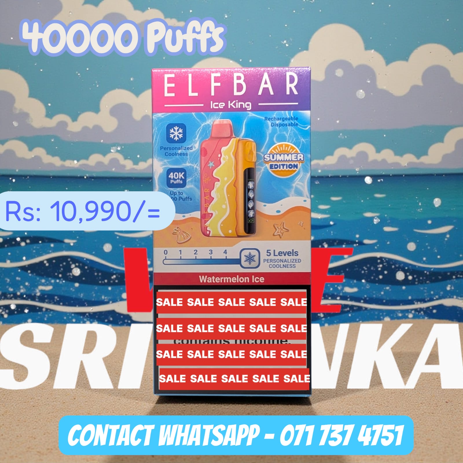 Elf Bar Ice King 40000 Puffs – Disposable Vape